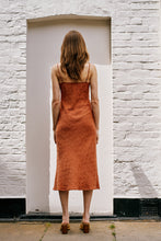 Load image into Gallery viewer, gardenia silk midi dress