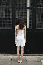 Load image into Gallery viewer, gardenia silk mini dress